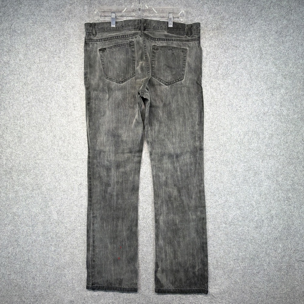 EMERICA Skateboarding Black Denim Baggy Jeans 5 Pocket Mens Size 33 (Fits 35x32)